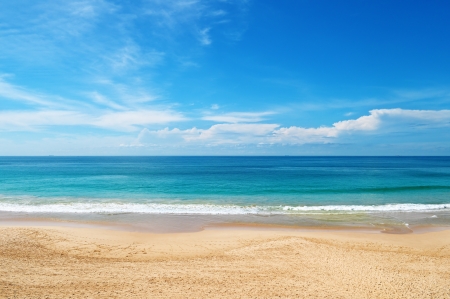 beach and tropical seaの写真素材