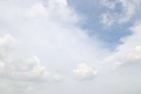 clouds in the blue skyの写真素材