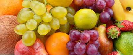 background from the collection of fruitの写真素材