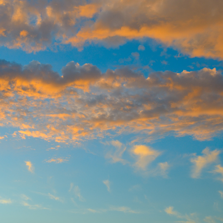 beautiful sun rise and cloudy skyの写真素材