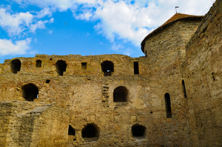 Bilhorod-Dnistrovskyi military fortress (Akkerman) is a historical and architectural castle monument of the Ottoman period.の写真素材