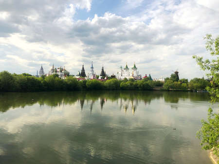 Moscow, Russia, June 2021 Beautiful kremlin in Izmailovoのeditorial素材