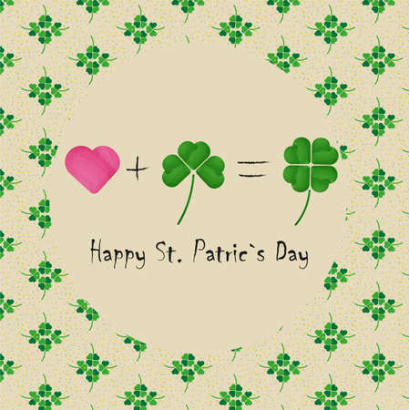 happy st. Patrick's Dayのイラスト素材