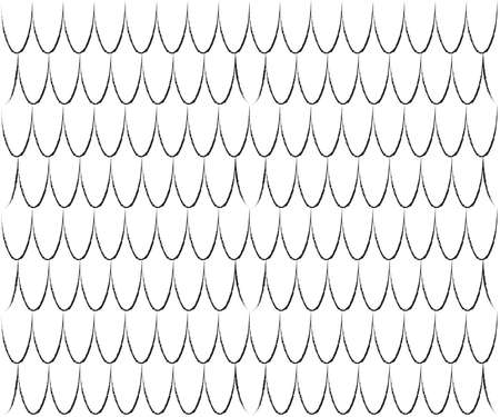 Roof tiles on a white background. Texture illustration.のイラスト素材