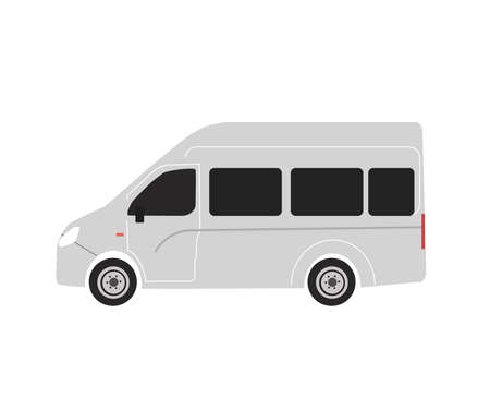 Gazelle car on a white background. Symbol. Vector illustration.のイラスト素材