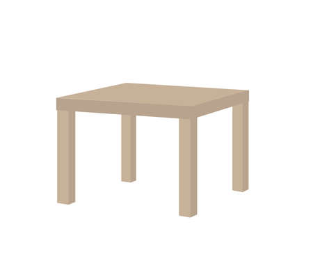 Coffee table on a white background. Symbol. Vector illustration.のイラスト素材