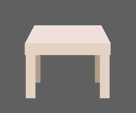 Coffee table on an isolated background. An object. Vector illustration.のイラスト素材