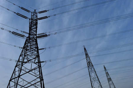 High voltage  towers