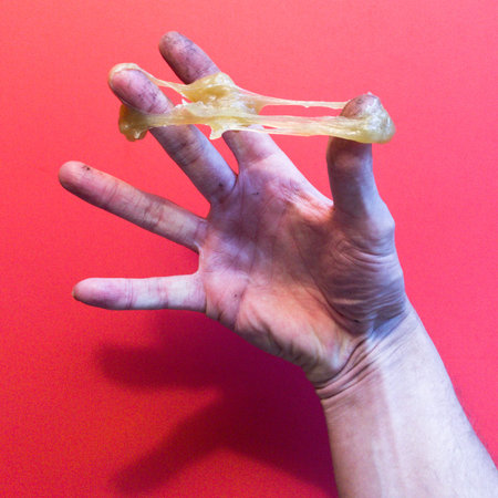 Hand with gooの写真素材