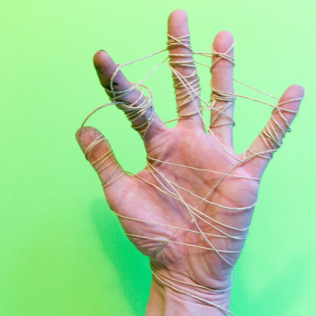 Hand tangled