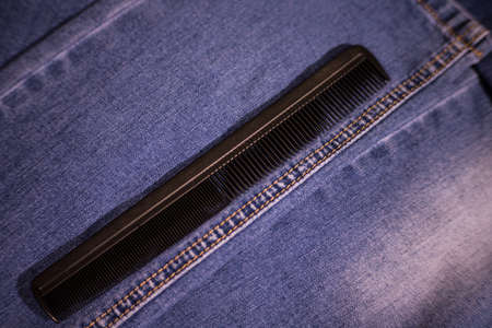 Hairbrushes for styling and haircuts.の写真素材