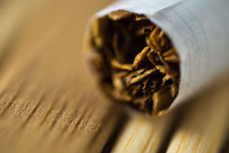 cigarette tobacco macroの写真素材