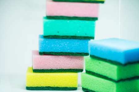 Sponges for washing dishesの写真素材
