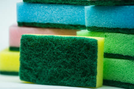 Sponges for washing dishesの写真素材