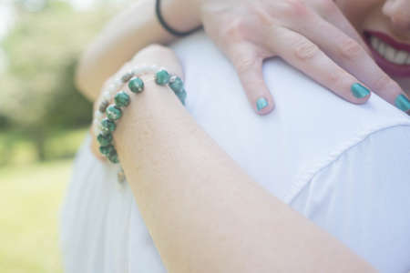 Young couple in love outdoor.Stunning sensual outdoor portrait of young stylish fashion couple. Summer wedding love dating の写真素材