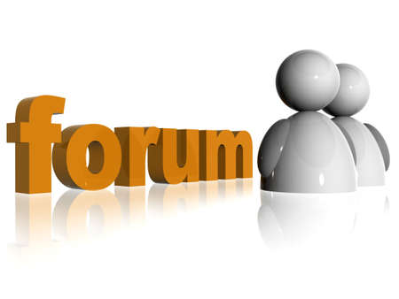 3d men and forumの写真素材