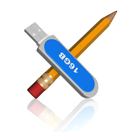 flash driveの写真素材