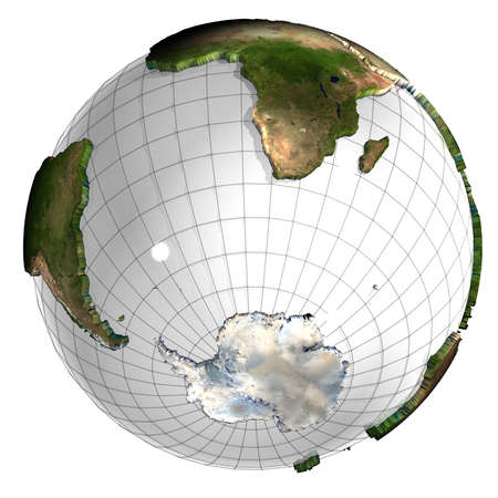 3d earth globeの写真素材