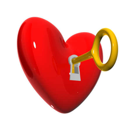 3d heartsの写真素材