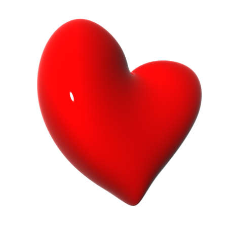 3d heartsの写真素材