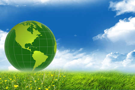 earth globeの写真素材