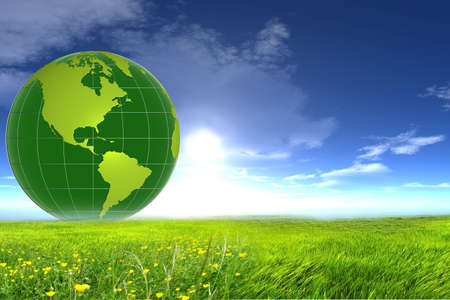 earth globeの写真素材