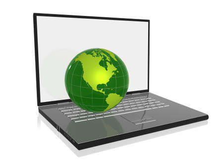 laptopの写真素材