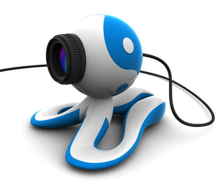 webcamの写真素材