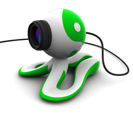 webcamの写真素材