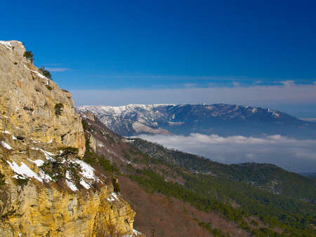 View from AiPetri plateauの写真素材