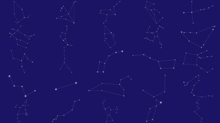 Constellations set vector design