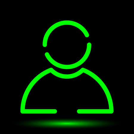User icon unique design vectorのイラスト素材