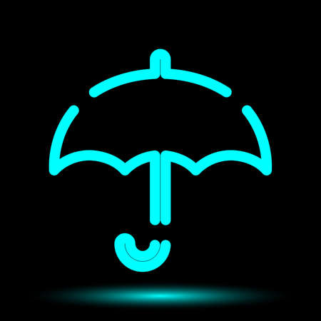Umbrella icon vector design.のイラスト素材
