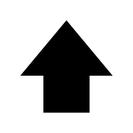 Arrow icon vector design isolated on white backgroundのイラスト素材