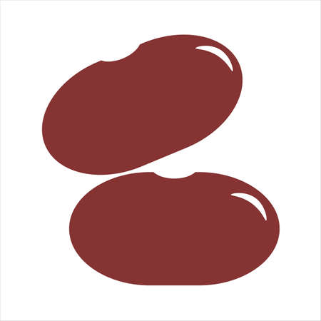 Foods icons vector design. Legumes icon vector illustrationのイラスト素材