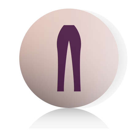 Pants icon vector design. Clothes icon vector illustrationのイラスト素材