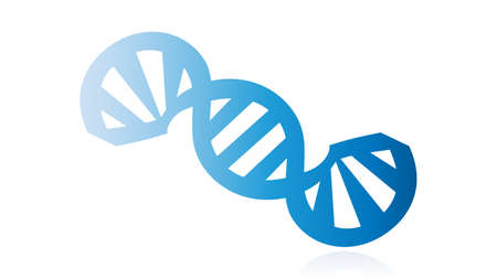 DNA icon vector design. DNA frameのイラスト素材