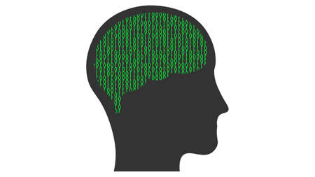 Artificial intelligence icon vector designのイラスト素材