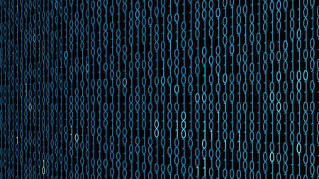 Binary code abstraction vector illustrationのイラスト素材
