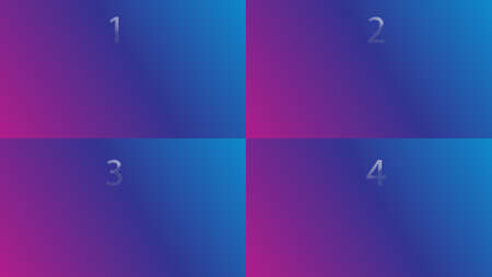Empty template four paragraphs vector design.Four empty fields for structuring informationのイラスト素材