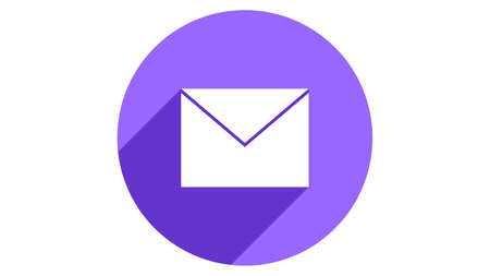 Envelope icon vector. Mail icon illustrationのイラスト素材