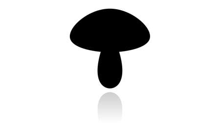 Mushroom icon vector design. Fall icons vectorのイラスト素材