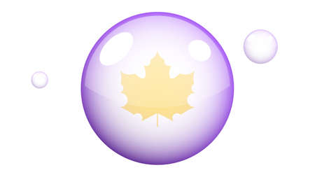 Maple leave icon vector design. Fall icons vectorのイラスト素材