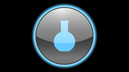 Flask icon vector design. Science iconsのイラスト素材