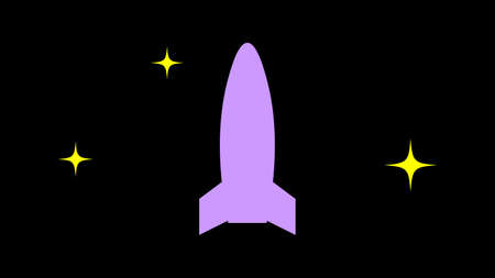 Rocket icon vector design. Science iconsのイラスト素材