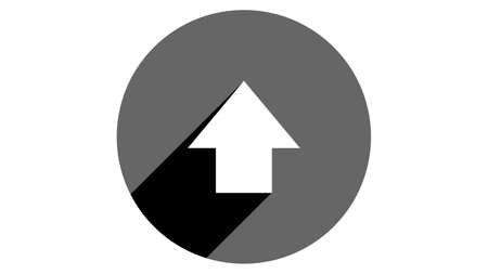 Arrow icon. Flat icons vector design. Simple icons with shadowsのイラスト素材