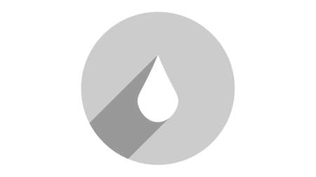 Drop icon. Flat icons vector design. Simple icons with shadowsのイラスト素材