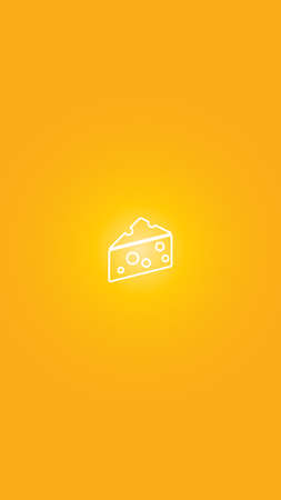 Highlights stories covers designs. Cheese highlight vectorのイラスト素材