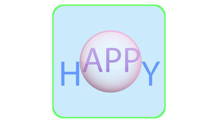 App icon vector design. Happy app, application iconのイラスト素材