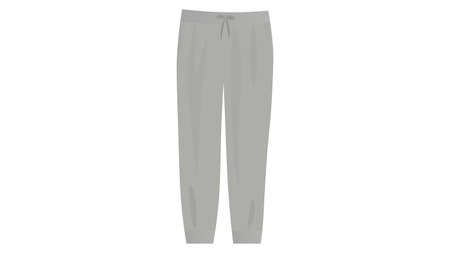 Grey joggers vector. Caplsule wardrobe 2021 vector design.のイラスト素材